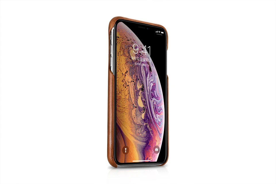 ICarer для iPhone XS Max чехол Роскошный милый тонкий Винтажный чехол из натуральной кожи защитный чехол для телефона XS Max задняя крышка