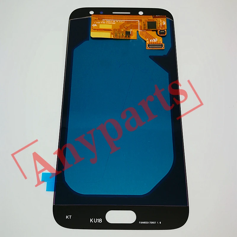 Super Amoled для samsung Galaxy J7 Pro J730 J730F ЖК-дисплей Дисплей сенсорный экран планшета собрать J730F ЖК-дисплей с регулировкой яркости