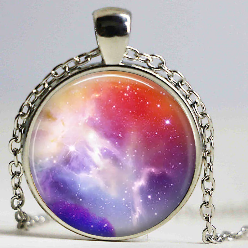 CARINA ожерелье с дизайном Туманность подарок космический хипстер стекло Carina Galaxy