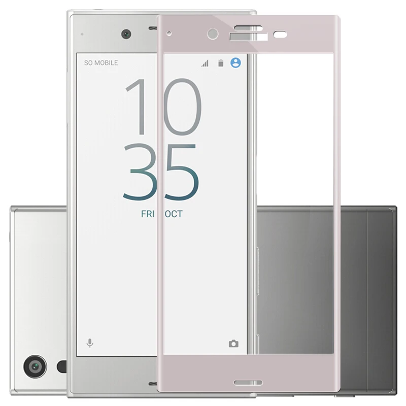 Застекленный 3D изогнутое защитное закаленное стекло для sony XZP XA1 ultras 9H твердость экрана протектор для sony XA1 ultras XZP стеклянная пленка - Цвет: Застекленный