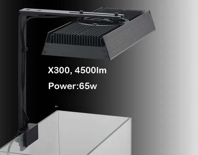 Black X300 Chihiros X серия светодиодный система освещения водное растение для выращивания восхода солнца и заката bluetooth smart control commander 1 аквариумные танки - Цвет: Black X300