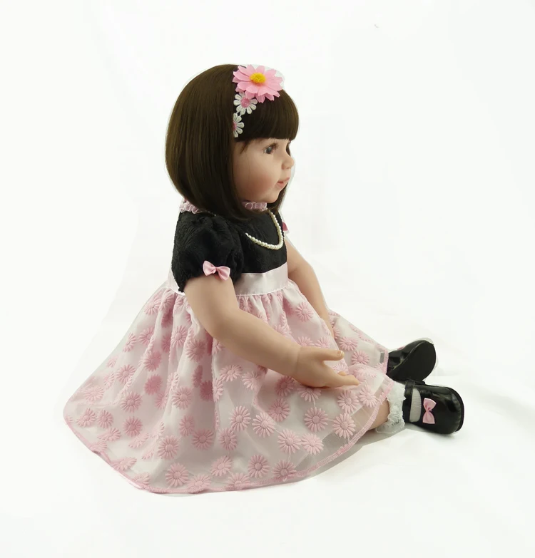 61 см 24 &quotсиликоновые куклы bebe Reborn Baby Boy мягкие для сна реалистичные игрушки Playmate
