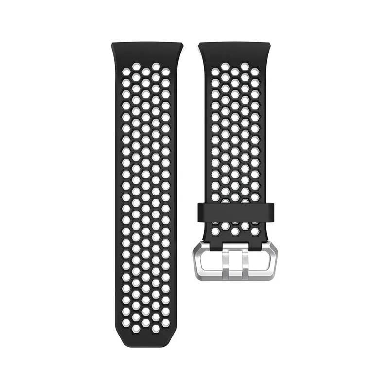 Силиконовые мужские и женские часы ремешок для Fitbit ионический Замена браслет
