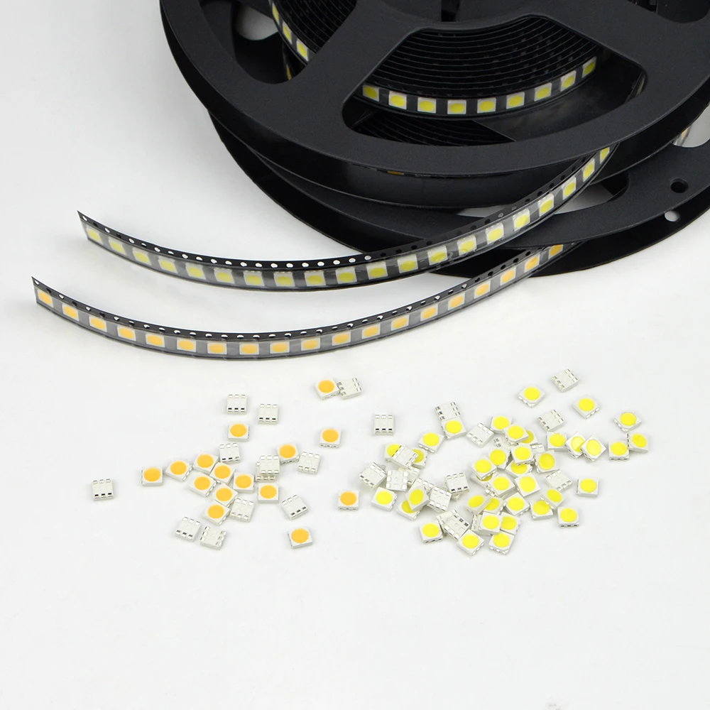 СВЕТОДИОДНЫЕ Чипы SMD 5050 0 5 Вт 30 40 лм белые/теплые белые светодиодные диоды лампы