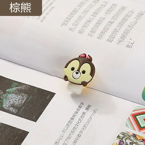 As the photo Мультфильм Kawaii животные Ститч Hello Cat Бэтмен USB кабель наушник линии экономии для мобильного телефона зарядки линии передачи данных протектор EB - Цвет: As the photo