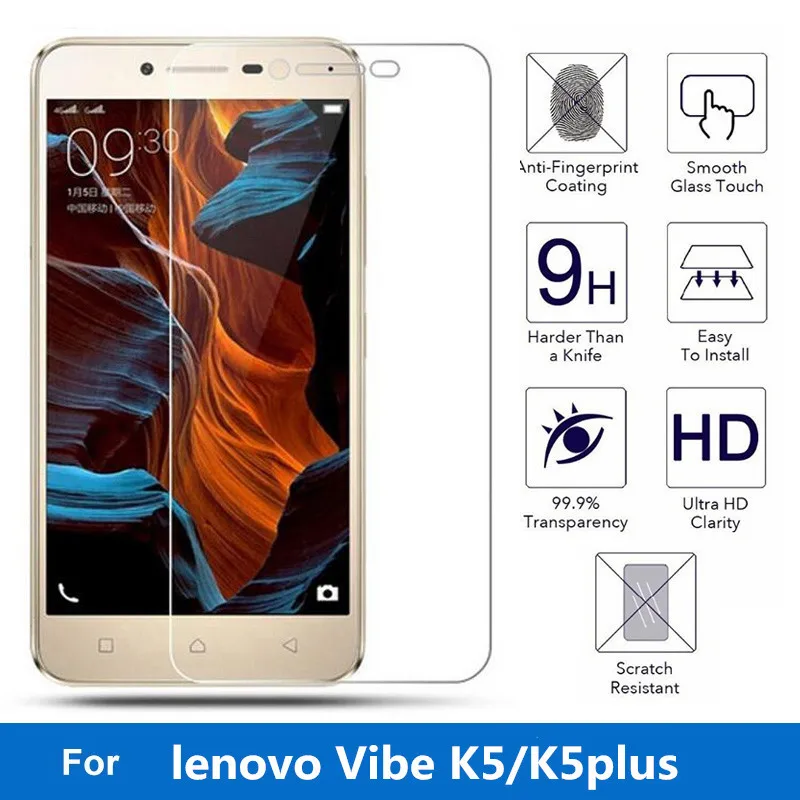 2.5D 0,3 мм для lenovo Vibe K5, защита экрана, взрывозащищенное Закаленное стекло, защитная пленка для lenovo K5 Plus 5,0