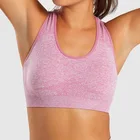 Женский бесшовный спортивный бюстгальтер SALSPOR, Высокоэластичный дышащий Топ для фитнеса, пуш-ап, для бега, йоги