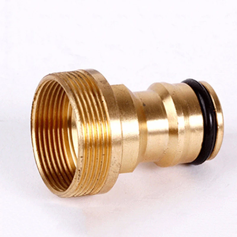 1pcs Brass Hose Tap Connector Snap Threaded Garden Water Pipe Adaptor Fitting | Дом и сад