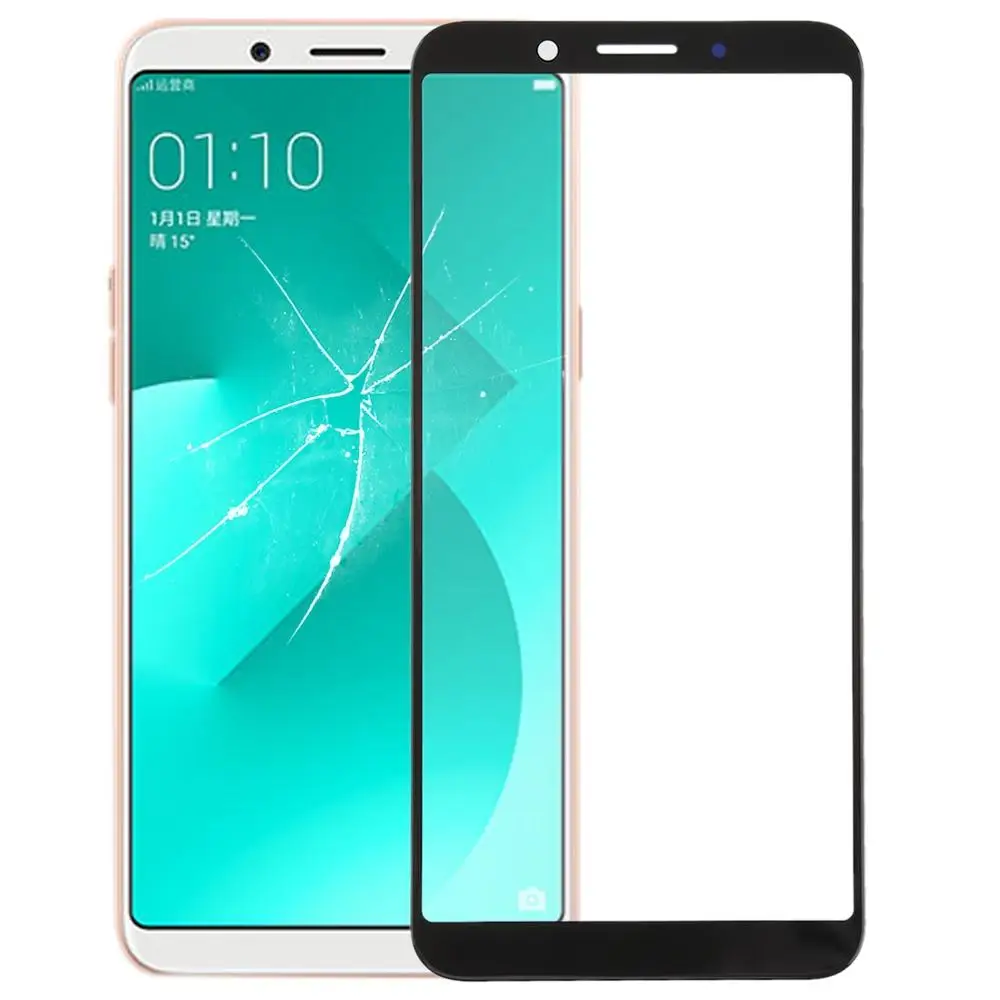 Переднее внешнее стекло крышка объектива Ремонт для OPPO A83 R15 A73 R7 Plus LCD черный/белый