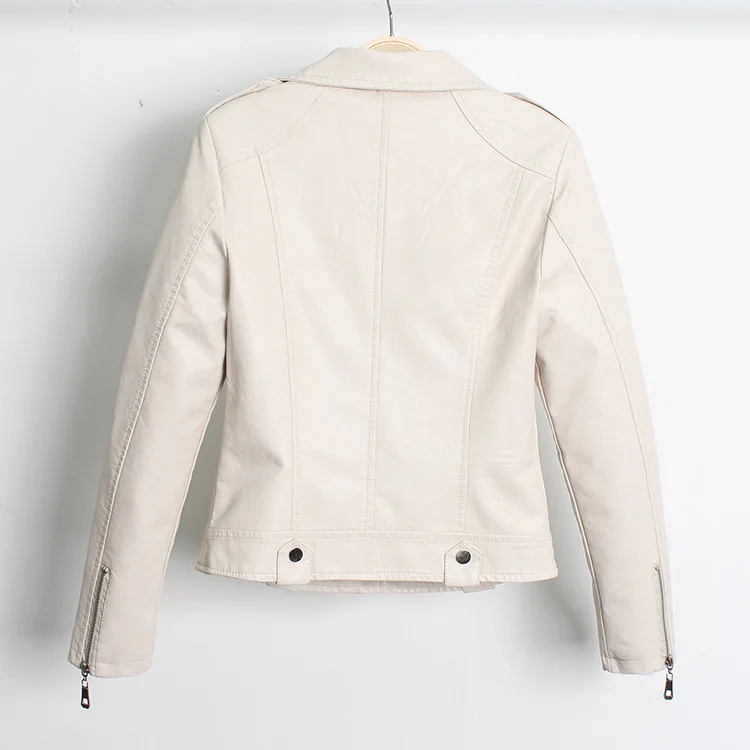 Fitaylor 2018 весна осень мотоциклетная куртка из искусственной кожи женское короткое