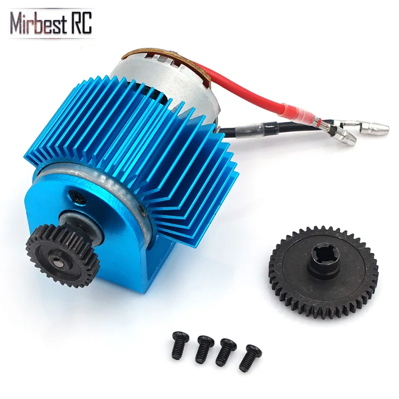 Мотор + 540 мотор Электрический двигатель металл шестерня 27T редукция 42T Rc запчасти