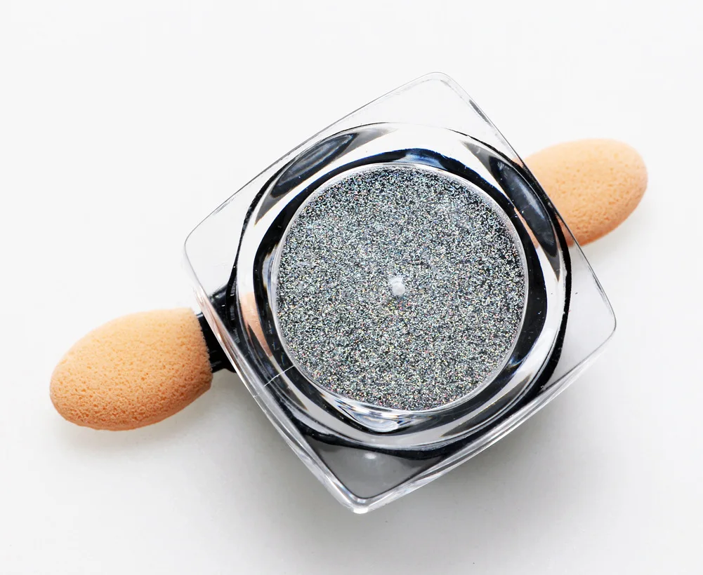 1 гр/коркор. блестящая зеркальная пудра для ногтей блестящие зеркальные тени век