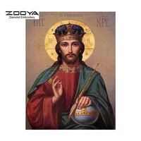 zooya diamond embroidery diy diamond painting portrait religious jesus diamond painting cross stitch rhinestone decoration cj887