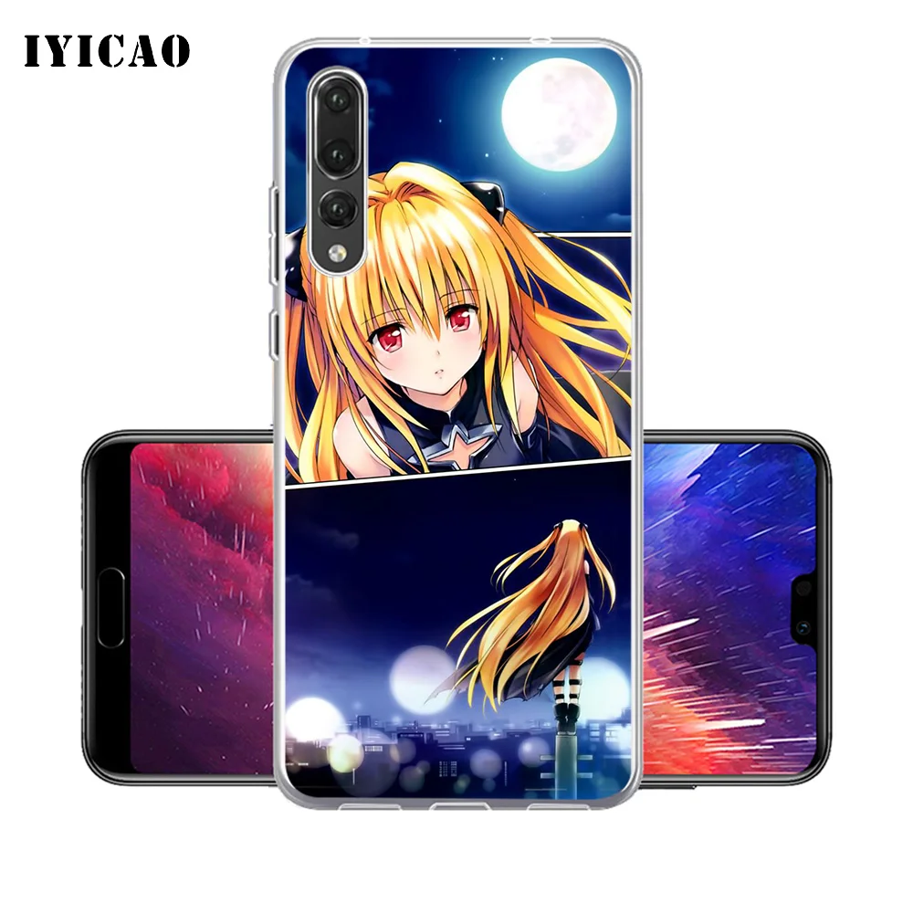 IYICAO To Love Ru мягкий силиконовый чехол для телефона Huawei P30 P20 Pro P10 P9 P8 Lite P Smart из