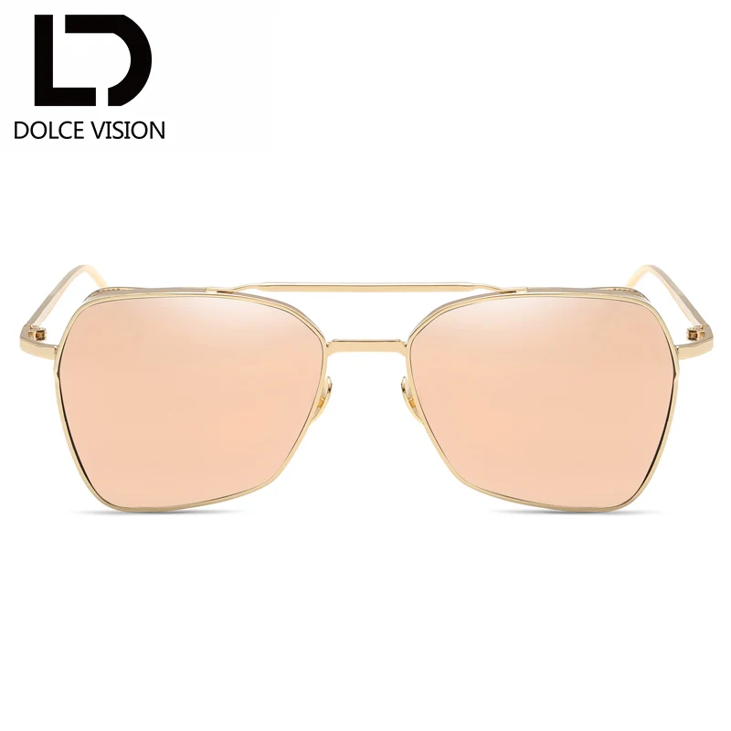 Мужские и женские солнцезащитные очки в оправе из сплава dolce&vision роскошные