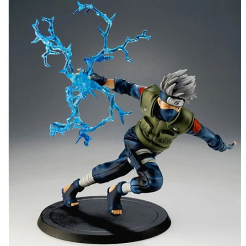 Аниме Наруто Brinquedos экшн и игрушка фигурки Juguetes Hatake Kakashi Lightning Release: Chidori Figure детские