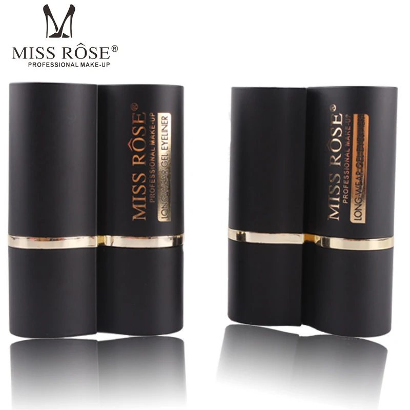 Бренд Miss Rose макияж для глаз Черная Подводка гель водостойкая тату пигмент женщин