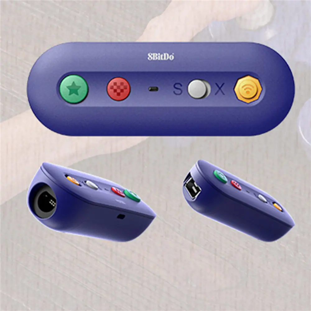 Геймпад 8bitdo Gbros Bluetooth Беспроводной адаптер с USB кабелем для NGC/WII/SNES NS переключатель