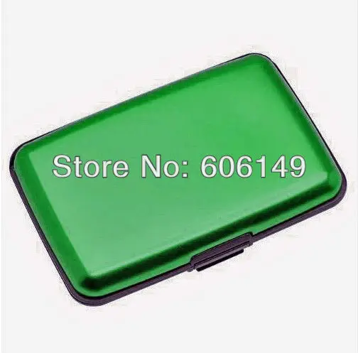 6 новых алюминиевых кошельков кошелек чехол для удостоверения личности и