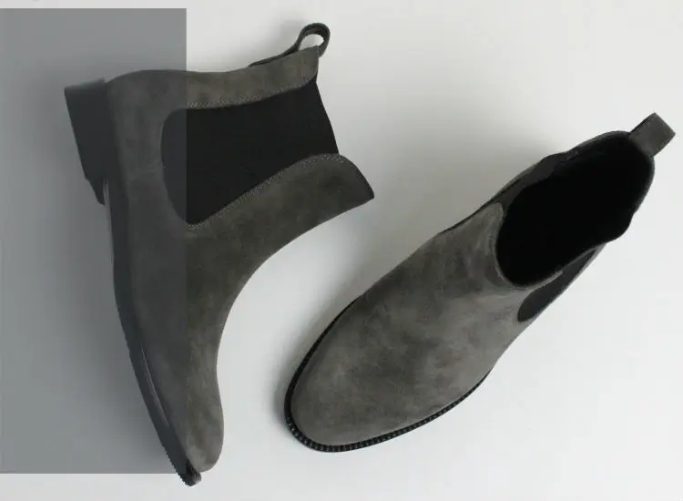 Зимние ботинки Ограниченная серия; Новинка; Botas Mujer Vikeduo; коллекция года; сезон весна; Модная стильная женская обувь; Ботинки Челси; натуральная классическая женская повседневная обувь