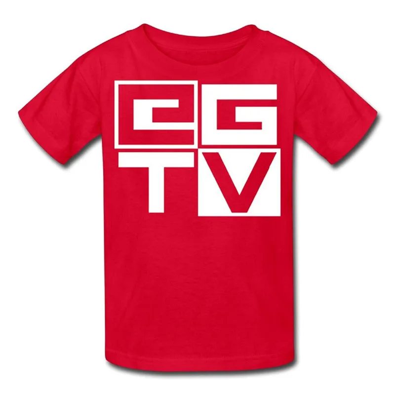 Youth Ethan Gamer ТВ Логотип Футболка Мужская мода Slim Fit мужские хлопковые топы высокое