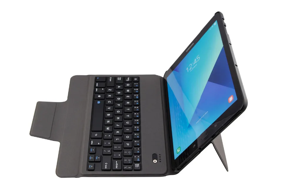 Ультра тонкий русский/испанский/иврит беспроводной Bluetooth клавиатура Стенд