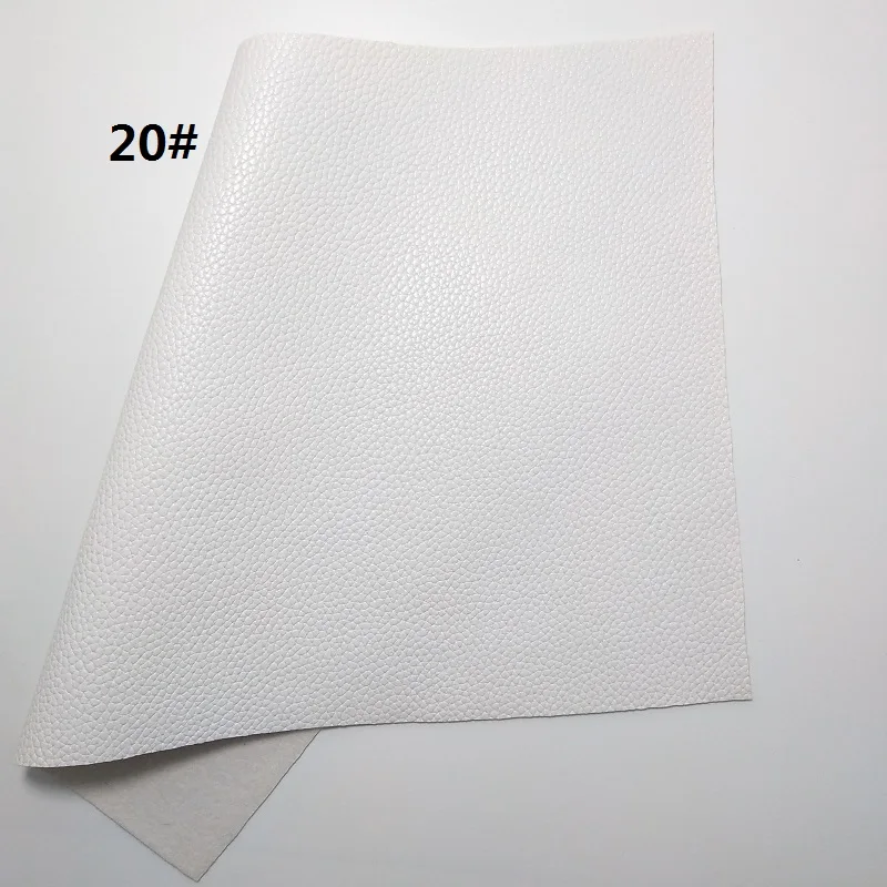 20 1 шт. 21X29 см синтетический Letaher, Cuero Sintetico тисненая кожа личи для изготовления луков аксессуары LEOsyntheticoDIY T116B - Цвет: 20