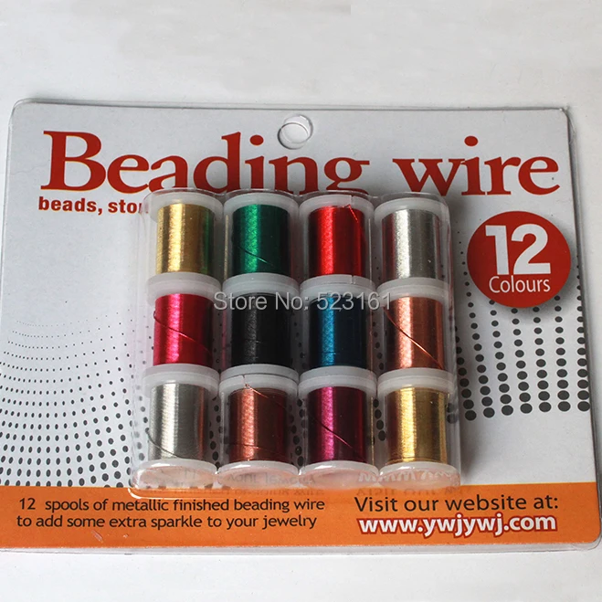 Медная проволока для бисероплетения 0 3 мм 2 75 м/рулон (2 м * 12)|wire spool|beading wiredead soft wire |