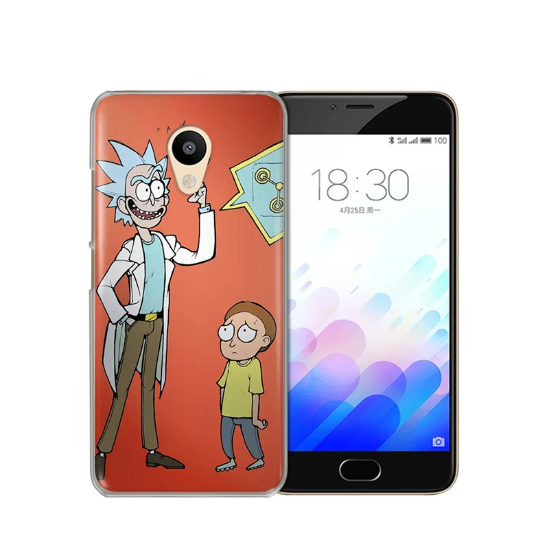Luxury Rick And Morty Phone Case Cover For Meizu M3S M3 Note M5 M5S M5C M6 U10 U20 Pro 6 16th Soft TPU Silicone Shell capa |