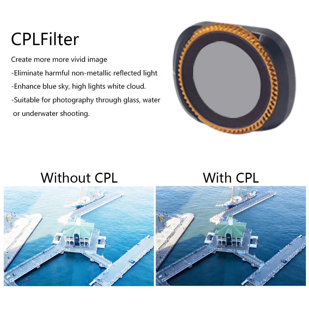 Mcoplus OSMO карманный фильтр для камеры CPL ND 8 16 Набор фильтров нейтральной плотности