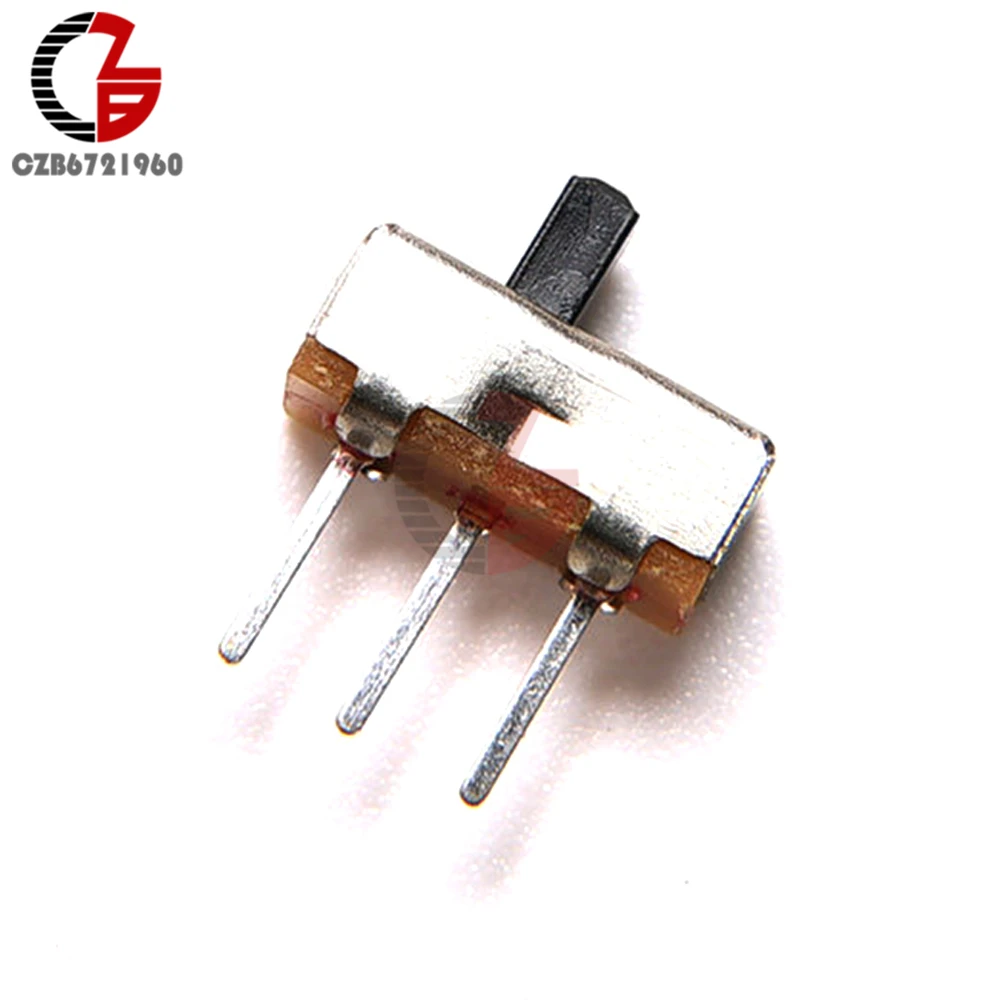 20 шт. SS12D00G3 тумблер 2 положения SPDT 1P2T 3 Pin PCB панель Мини Вертикальный скользящий переключатель мини переключатель питания для аудио светильник