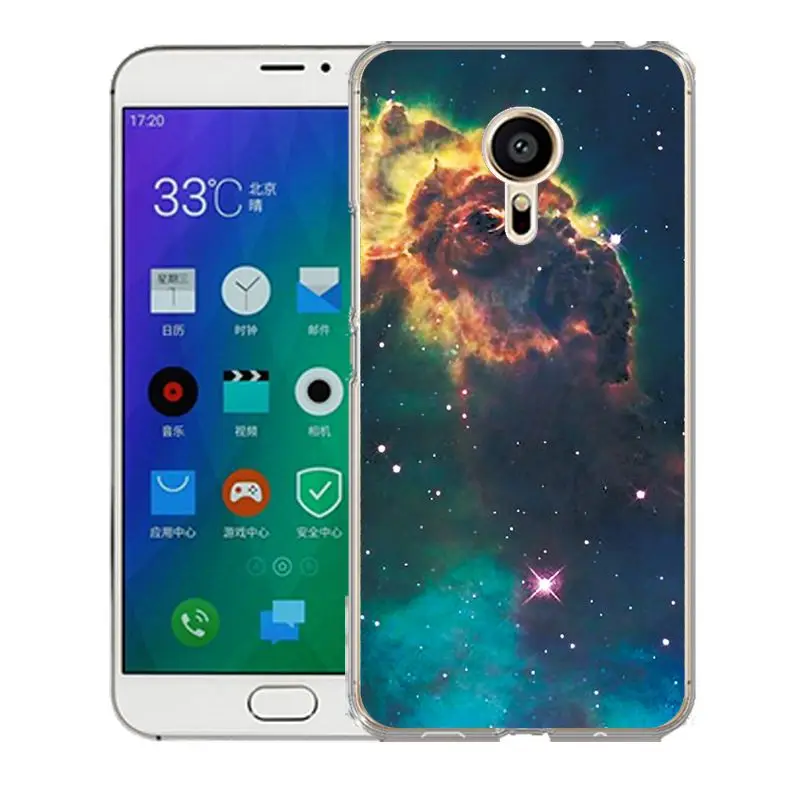 QMSWEI TPU Мягкий чехол для телефона Meilan MX6 pro6 u10 u20 E2 m3 M5 M5s metal note3 Прозрачный Цветастая Звездная Обложка Бесплатная доставка