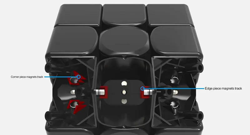 GAN356 Air SM нео куб магнитный для профессионалов 3x3x3 356Air SM Magenetic Скорость Cube Черный версия паззлы cube кубик рубика Gan 356air sm Кубик-рубик кубик головоломка игрушки для взрослых