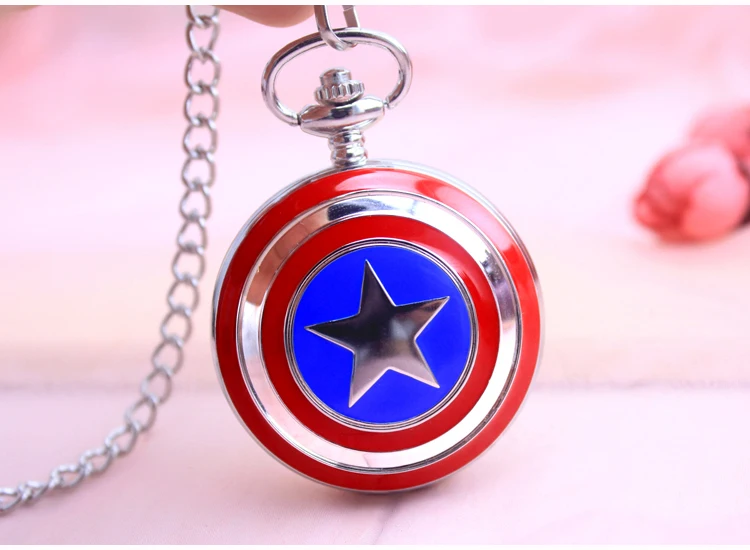 Бренд чаояда ожерелье часы Винтажный стиль бронза стимпанк США капитан голова