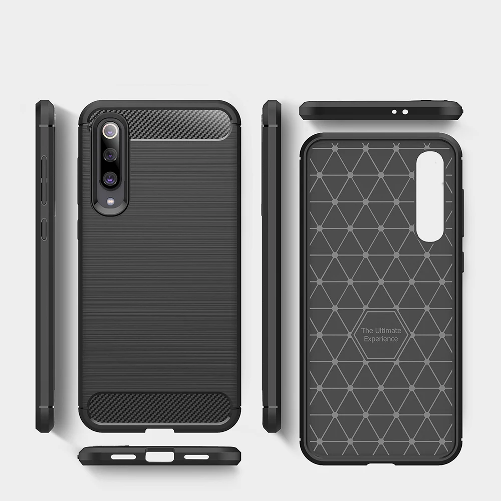 Чехол для Xiaomi Mi 9 SE чехлы из углеродного волокна Mi9 мягкие силиконовые аксессуары