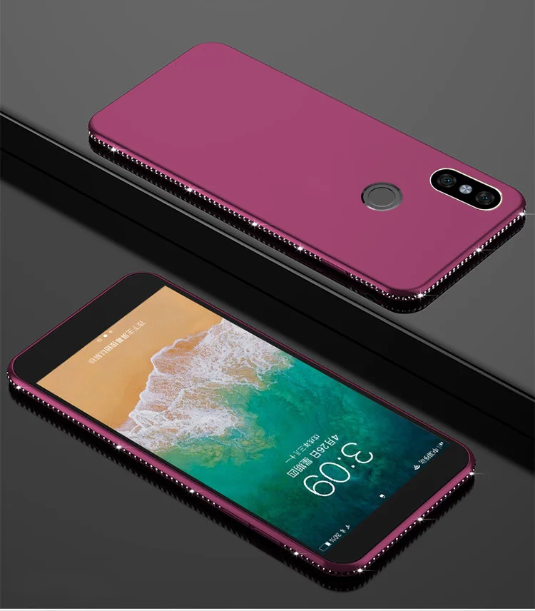 Чехол для Redmi Note 5 чехол Xiaomi блестящий с бриллиантами Pro Global 99 дюйма | Мобильные