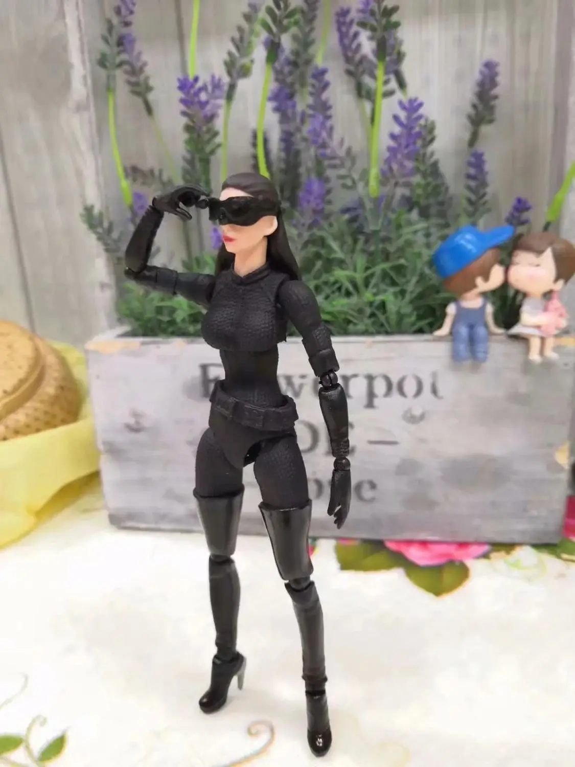 Фильм 15 см Темный рыцарь Трилогия Женщина-кошка Селина Кайл Mafex No.009 ПВХ фигурка