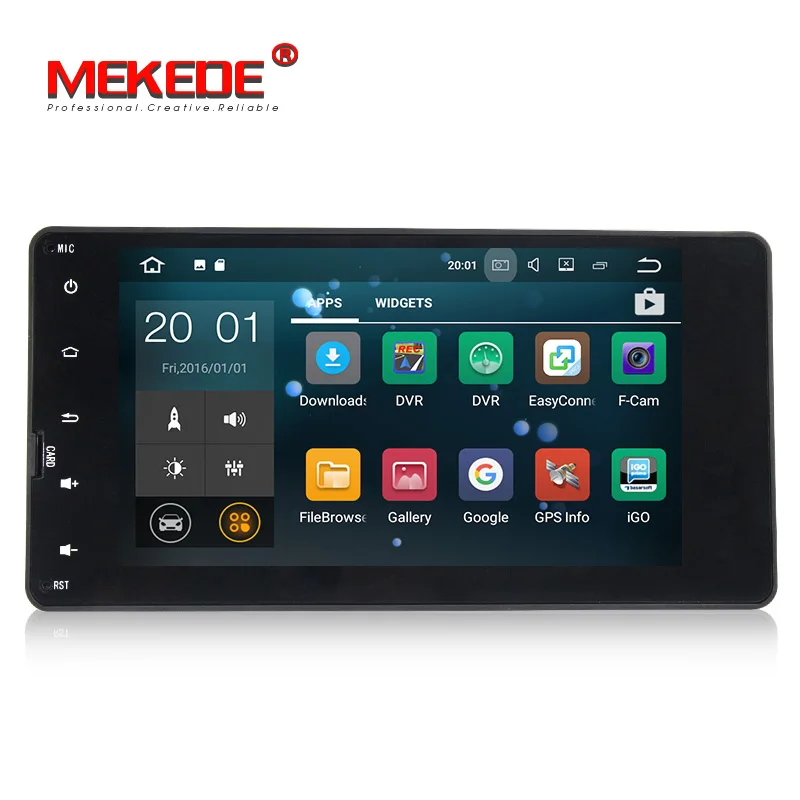 Автомобильный мультимедийный плеер Android 7 1 2G + 16G dvd Радио gps навигационный для