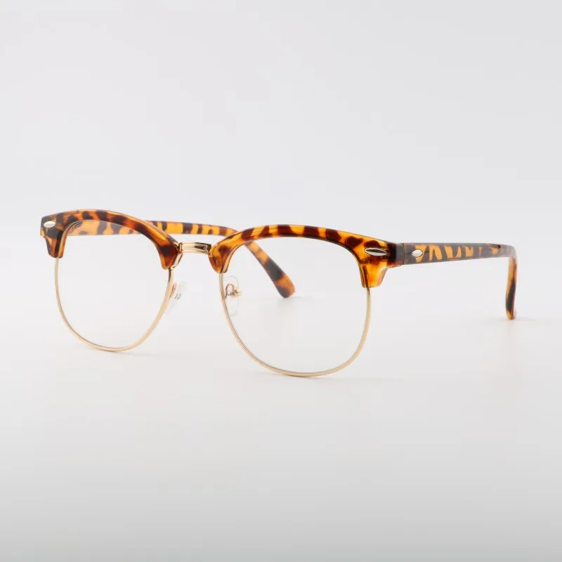 leopard gold Модные солнцезащитные очки для мужчин и женщин, классические брендовые дизайнерские полуметаллические женские зеркальные очки, мужские солнцезащитные очки UV400 Oculos De Sol - Цвет линз: leopard gold