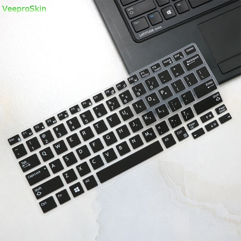 black Чехол для клавиатуры ноутбука для ухода за кожей кожи Dell Latitude E7290 E7280 E7380 E7390 7370 13,3 inch/E7250 5250 7270 5270 7389 5270 12,5'' - Цвет: black