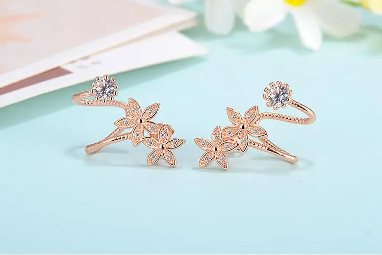 Женские серьги гвоздики из серебра 925 пробы с фианитом|earring female|earrings fashionfashion earrings |