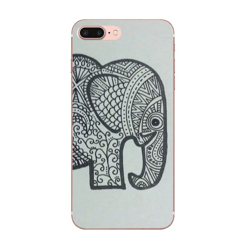 On Sale Luxury Cool Phone Accessories Case Aztec Animal Elephant Pattern For Xiaomi Redmi Note 2 3 3S 4 4A 4X 5 5A 6 6A Pro Plus | Мобильные