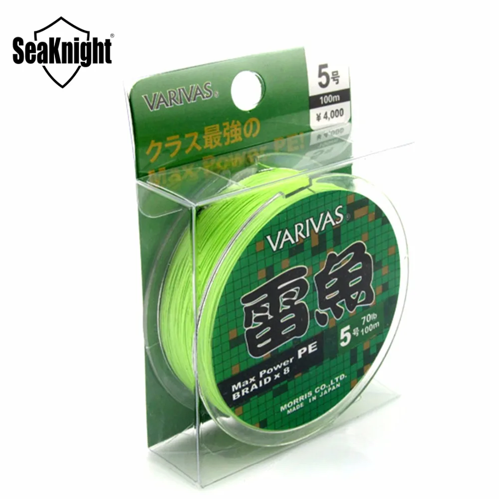 SeaKnight 8 нить супер сильным 100 м Рыбалка Line ткет Япония Multifilament PE плетеный Канат