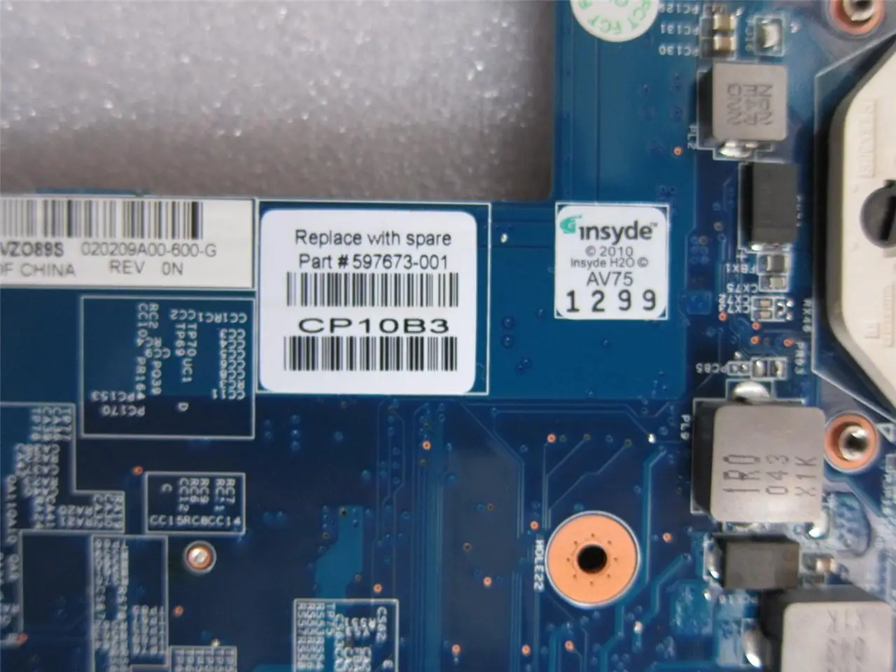 Материнская плата для ноутбука HP CQ62 G62 597673 001 неинтегрированная графическая карта
