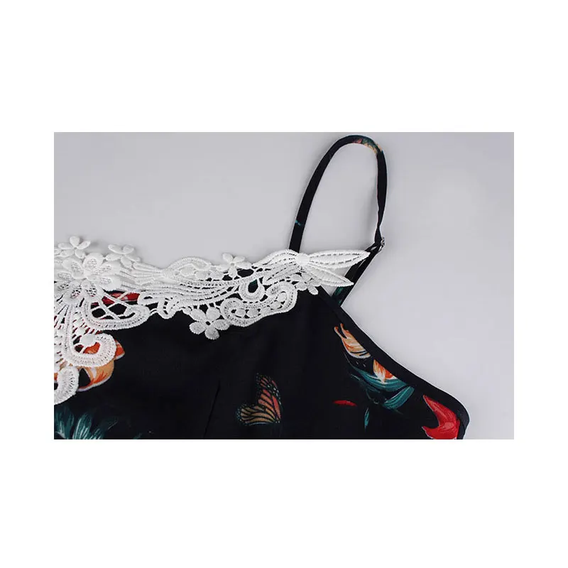 Для женщин летние с цветочным принтом вечерние платье без рукавов леди спинки