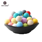 1000 шт., силиконовые бусины с жемчугом, 15 мм