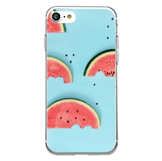 Fashion watermelon phone shell summer style wholesale cases for iphone6 6s plus/7 8 plus/X |