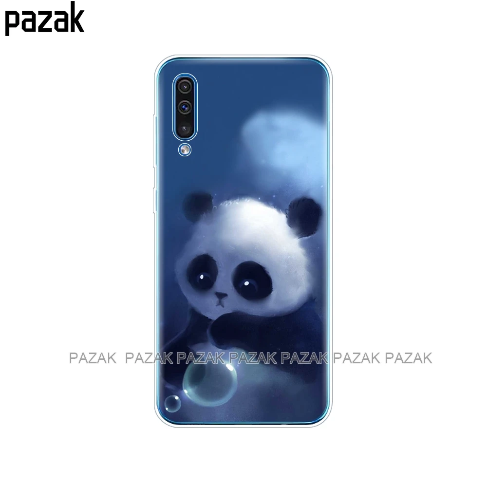 61547 Чехол для Samsung Galaxy A50, силиконовый прозрачный чехол на заднюю панель телефона для Samsung A50 A505 A505F, SM-A505F, мягкий чехол 6,4, чехол, бампер - Цвет: 61547
