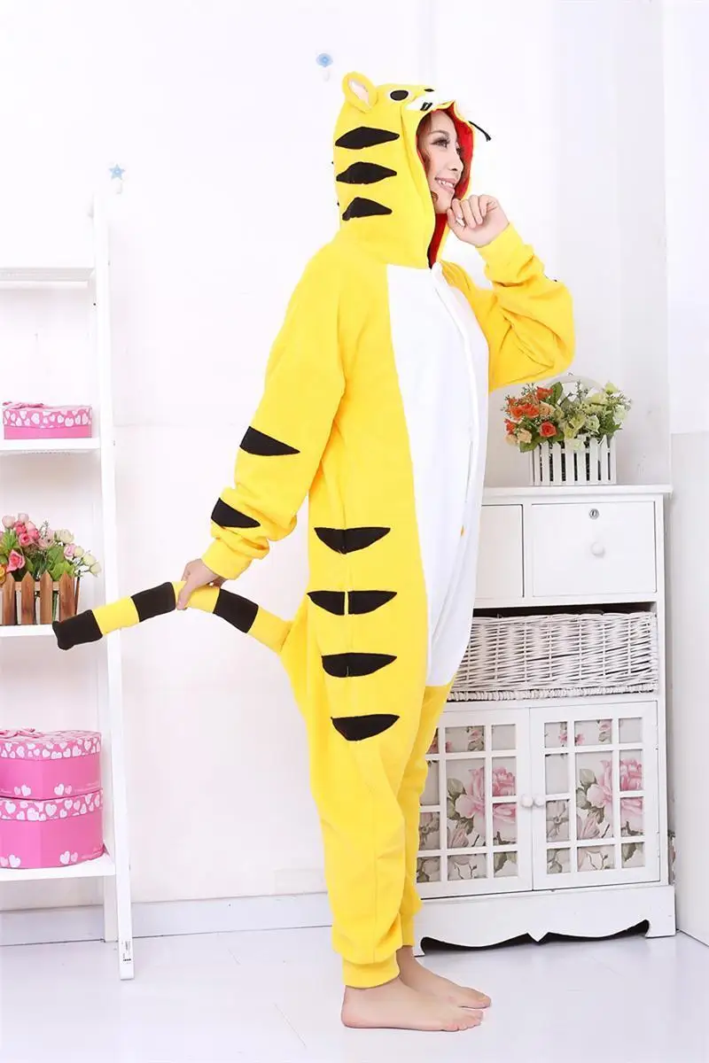 Кигуруми Фланелевая Пижама для взрослых милые животные пижамы &quotЛемур&quot костюм