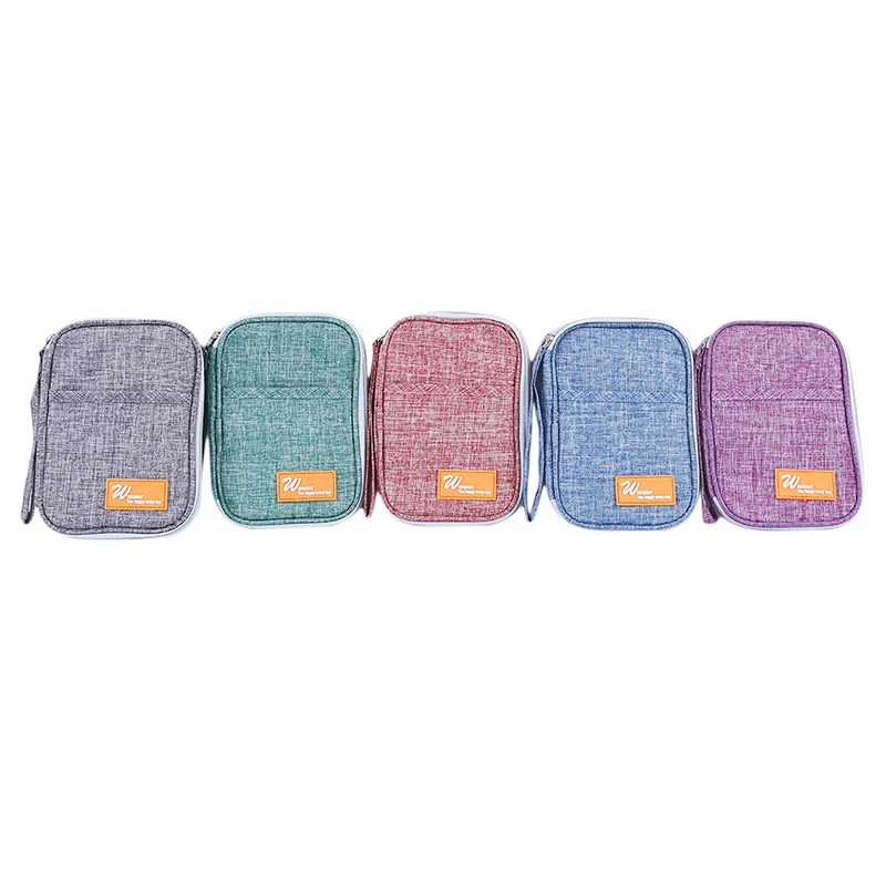 

Unisex Popular Documents Case Zipper Organizer Belt Women Travel Passport Bag Credit ID Card Holders Cash Wallet Purse